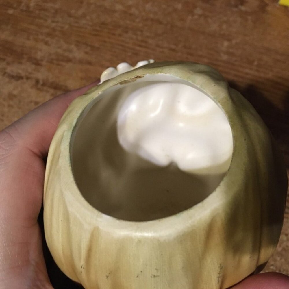 LEFTON LADY HEAD PLANTER VASE #2536 - Picture 3 of 13